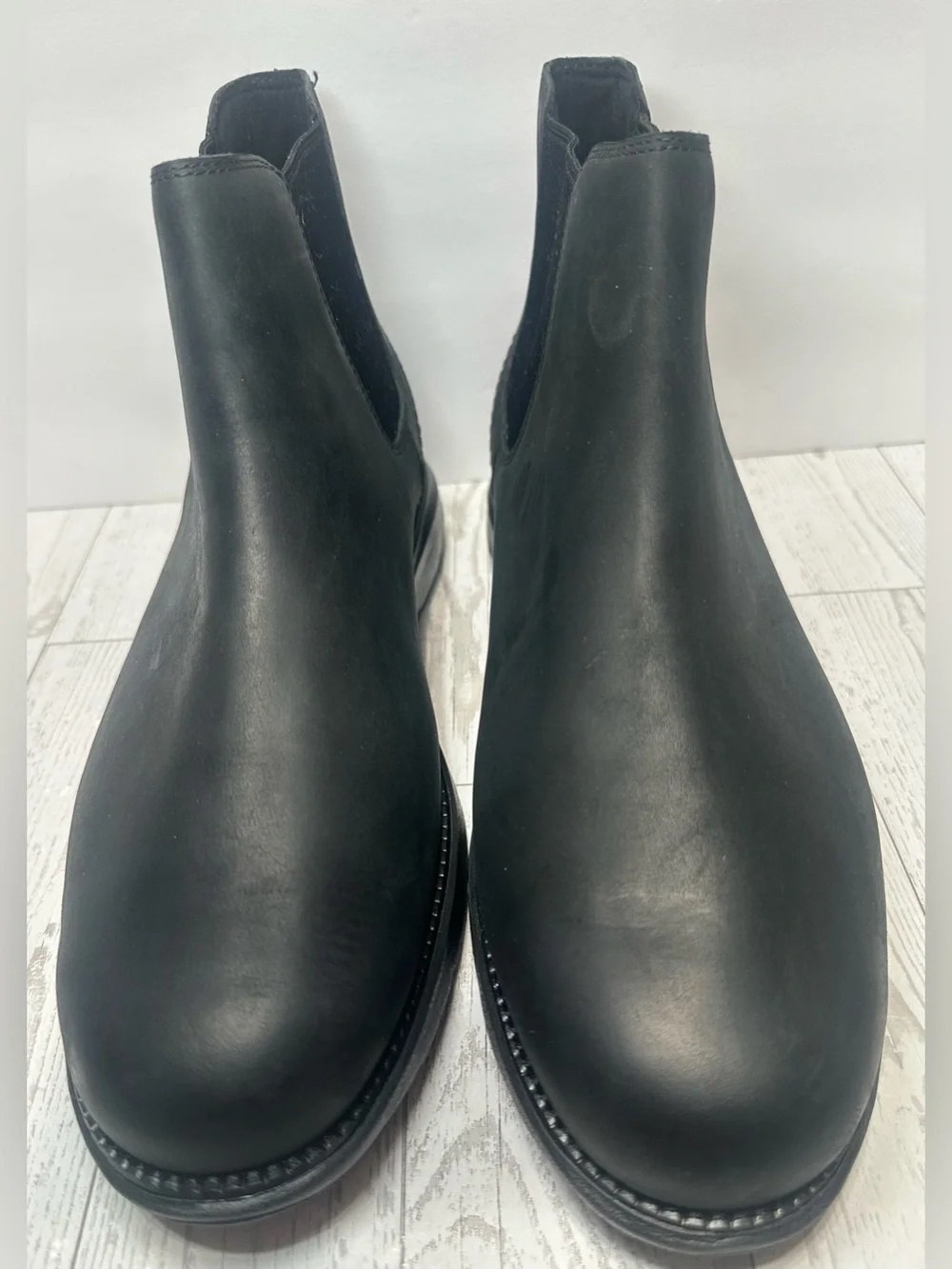 NWOT - Cole Haan Men's Atlantic Slip-On Leather Chelsea Boots, Black, Sz 10W